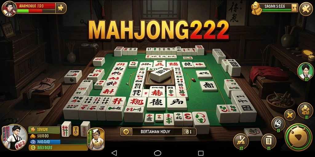Tampilan menakjubkan dari antarmuka game Bertahan Hidup.