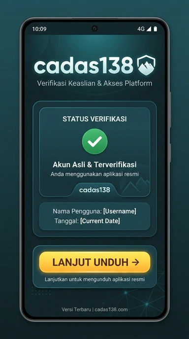 Tampilan kanal resmi cadas138